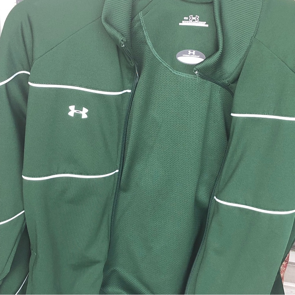 Under Armour Jacket Forrest Green Women’s Size Small —#026 - Picture 6 of 11